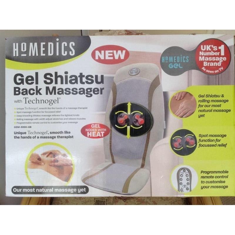 Homedics shiatsu gel heat massager