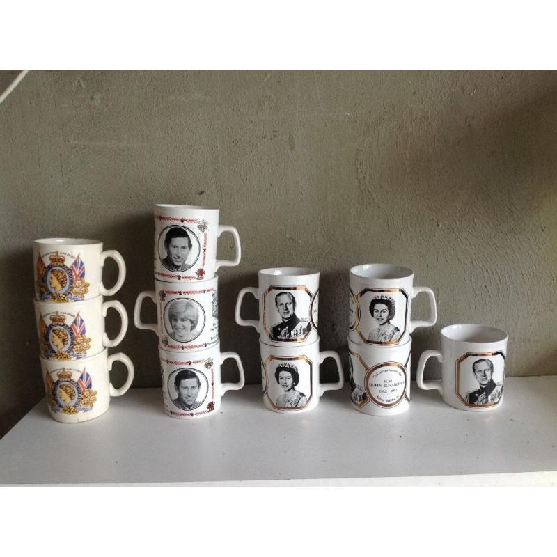 For sale jubilee mugs and charles and Diane