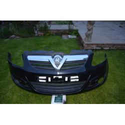 Corsa D Front Bumper Black