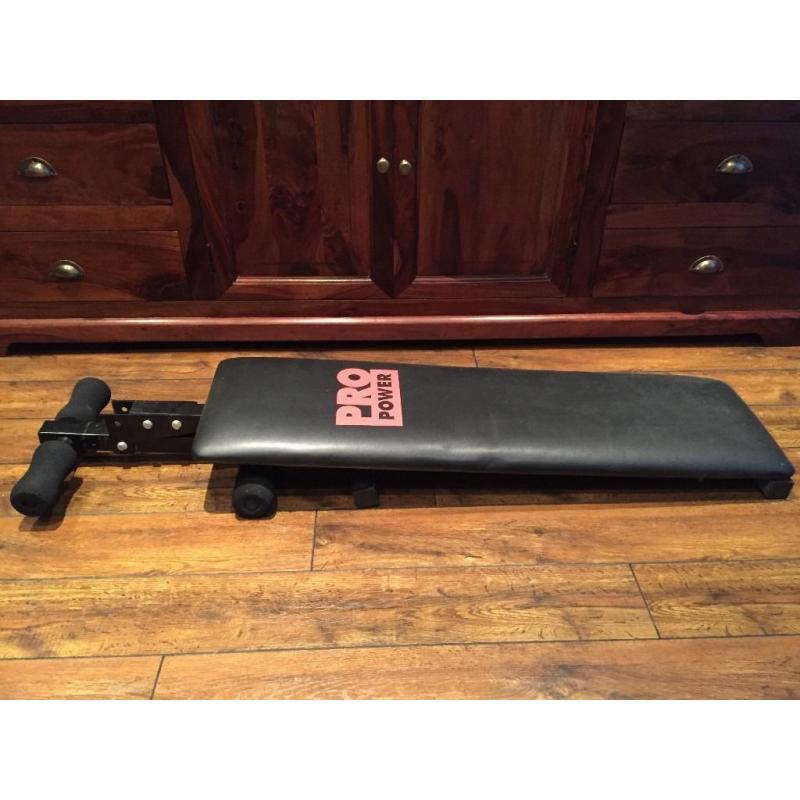 Pro Power Folding Sit Up Exercise Bench