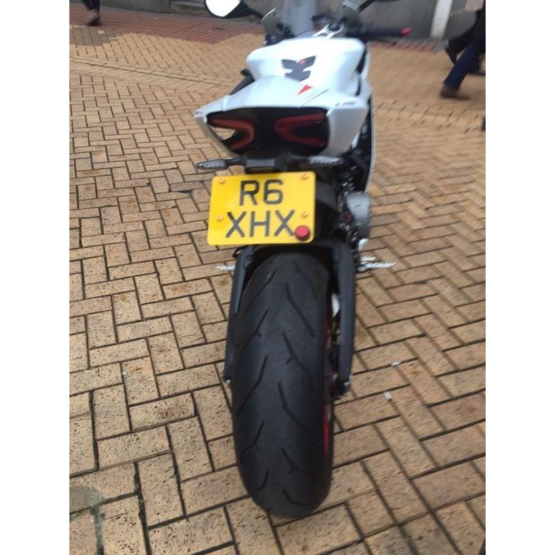 Number plate Motorbike Yamaha R6 Symmetrical