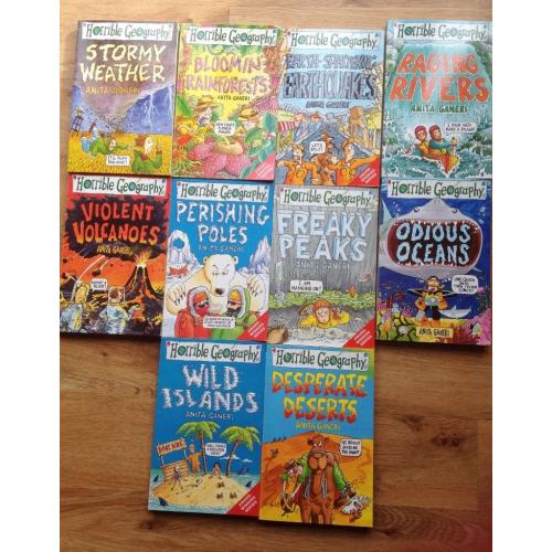 Ten 'Horrible Geography' books