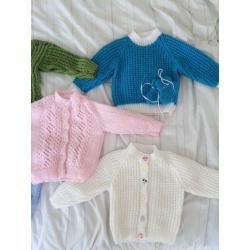 Un worn hand knitted cardigans/jumpers