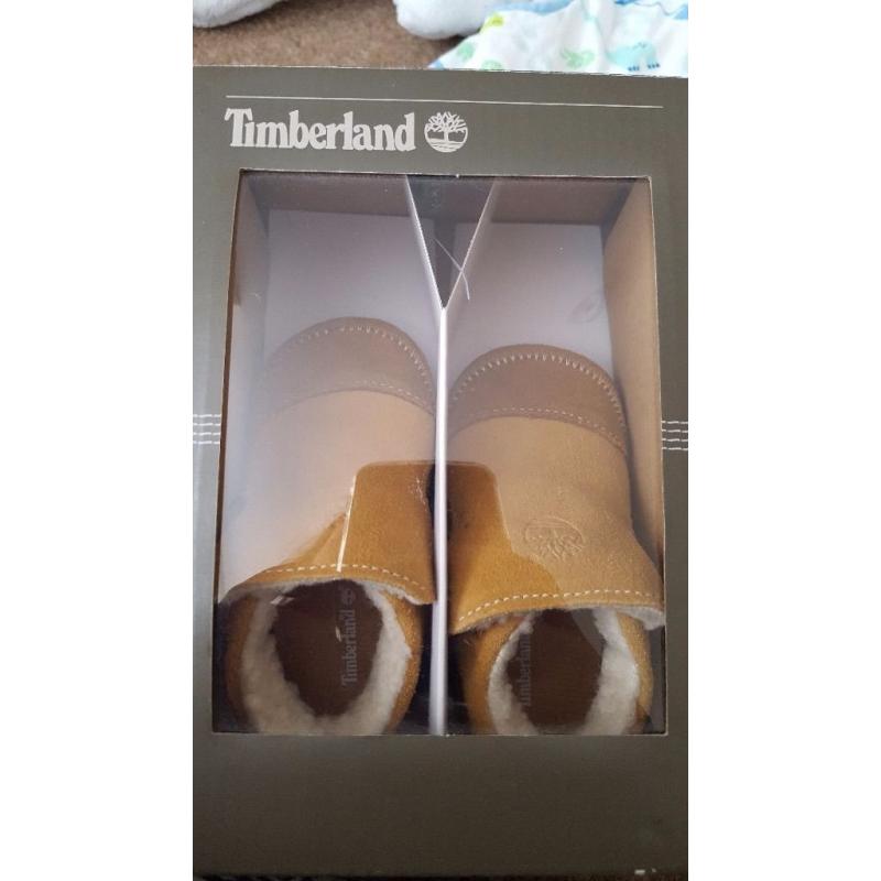 Timberland size 9 - 12 months never worn