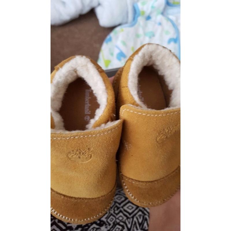 Timberland size 9 - 12 months never worn