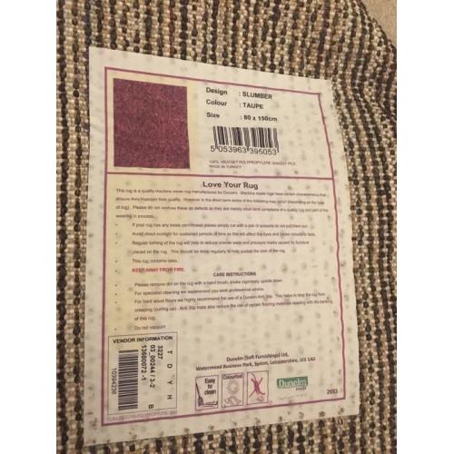 Taupe Dunelm Rug