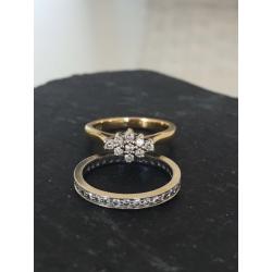 Wedding Ring Set - Size H