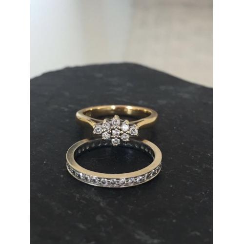 Wedding Ring Set - Size H