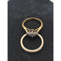 Wedding Ring Set - Size H