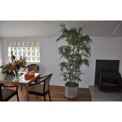 Large simulated bamboo plant