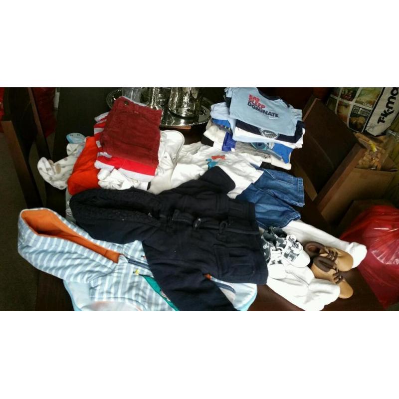Baby Boys clothing bundle 6-12 months (35 items)