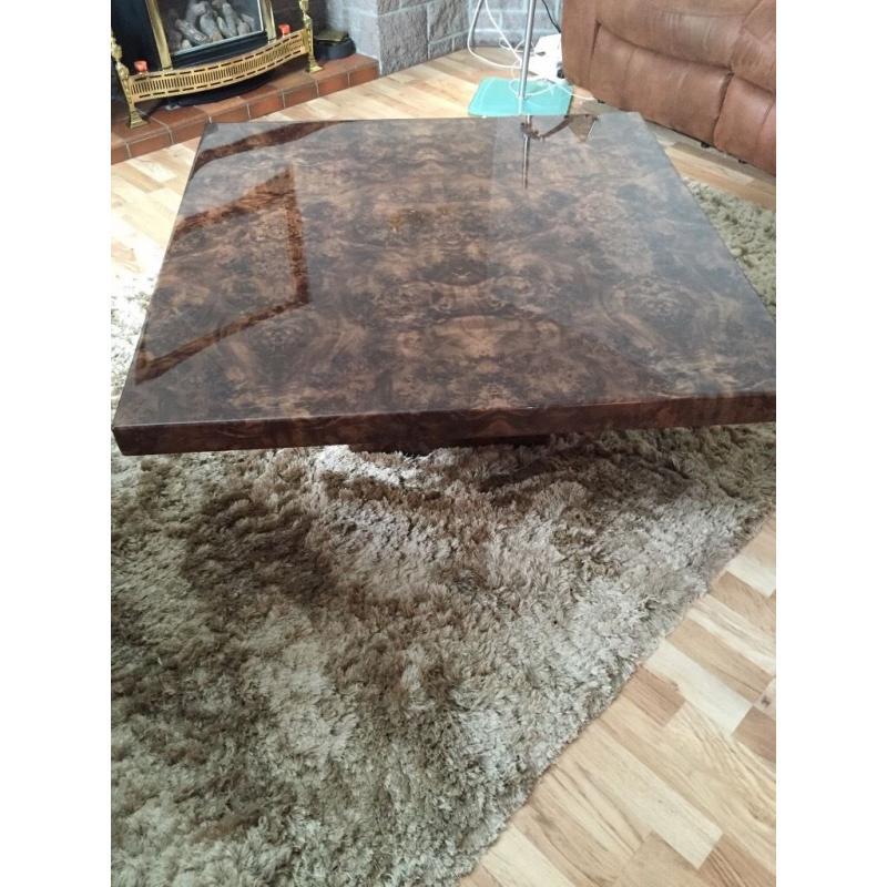 Marble coffee table