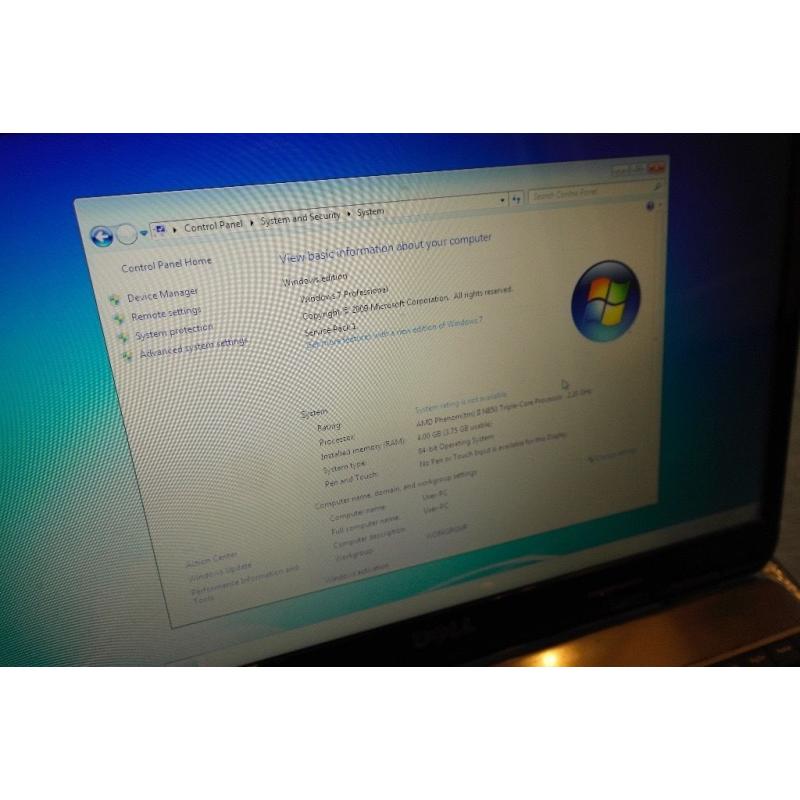 Dell Inspiron M5010 Laptop // 500GB HDD // 4GB RAM // AMD Triple Core N850