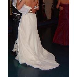 Watters 5034B Ivory Wedding Dress - Size 10