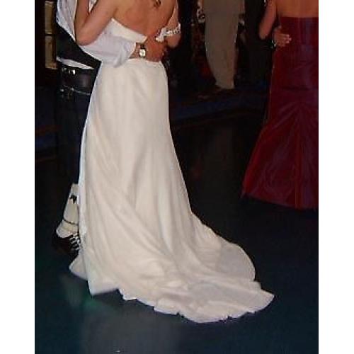 Watters 5034B Ivory Wedding Dress - Size 10