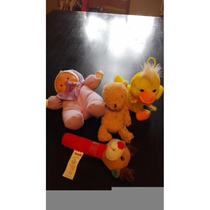 Bundle of soft toys/ doll
