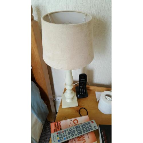 Pair of bedside lamps