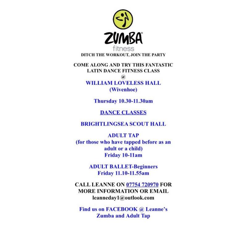 Adult Ballet, Tap and Zumba