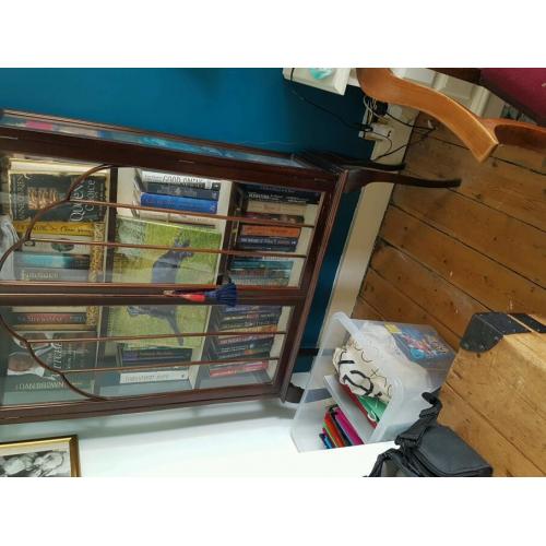 Edwardian glass fronted cabinet