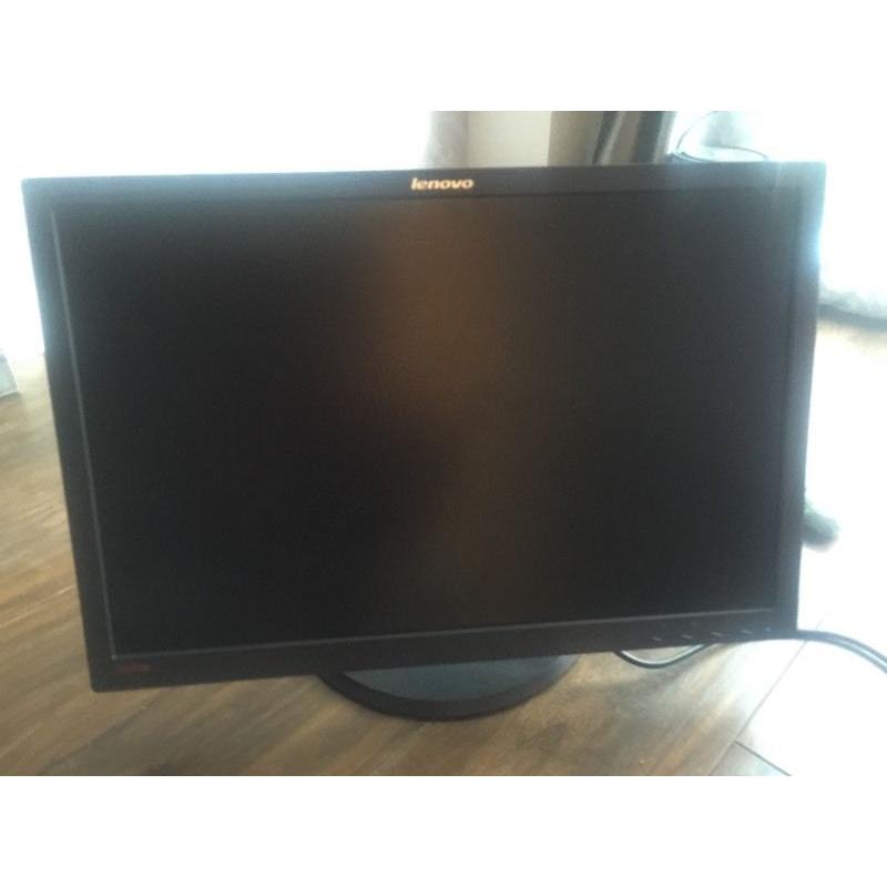 Lenovo 24in monitor - excellent condition.