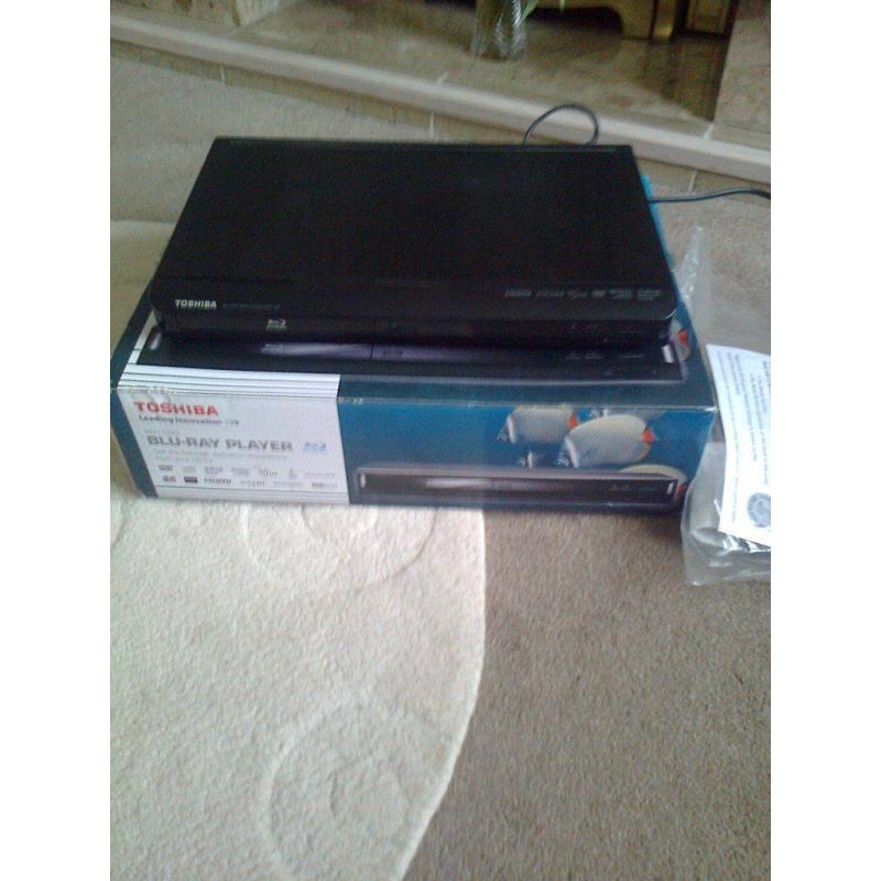 BLU RAY PLAYERS , PANASONIC , TOSHIBA [ BOXED ] FOR SALE