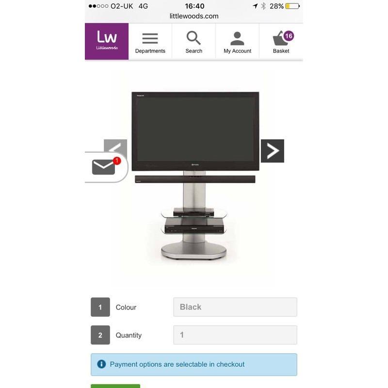 Brand new no more wires tv stand up to 55"