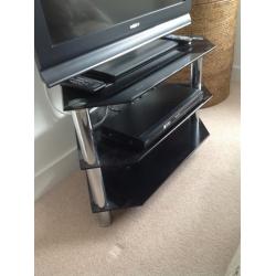 Glass TV stand