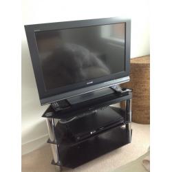Glass TV stand