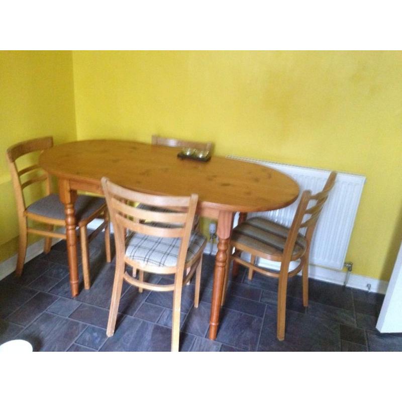 kitchen appliances & table & 4 chairs for sale in Galashiels