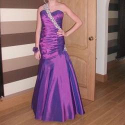 Purple prom dress