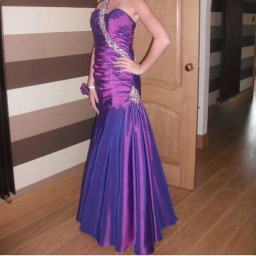 Purple prom dress