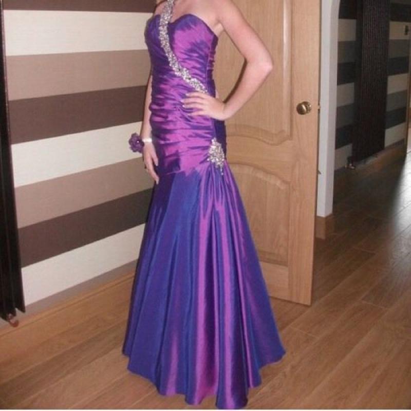 Purple prom dress