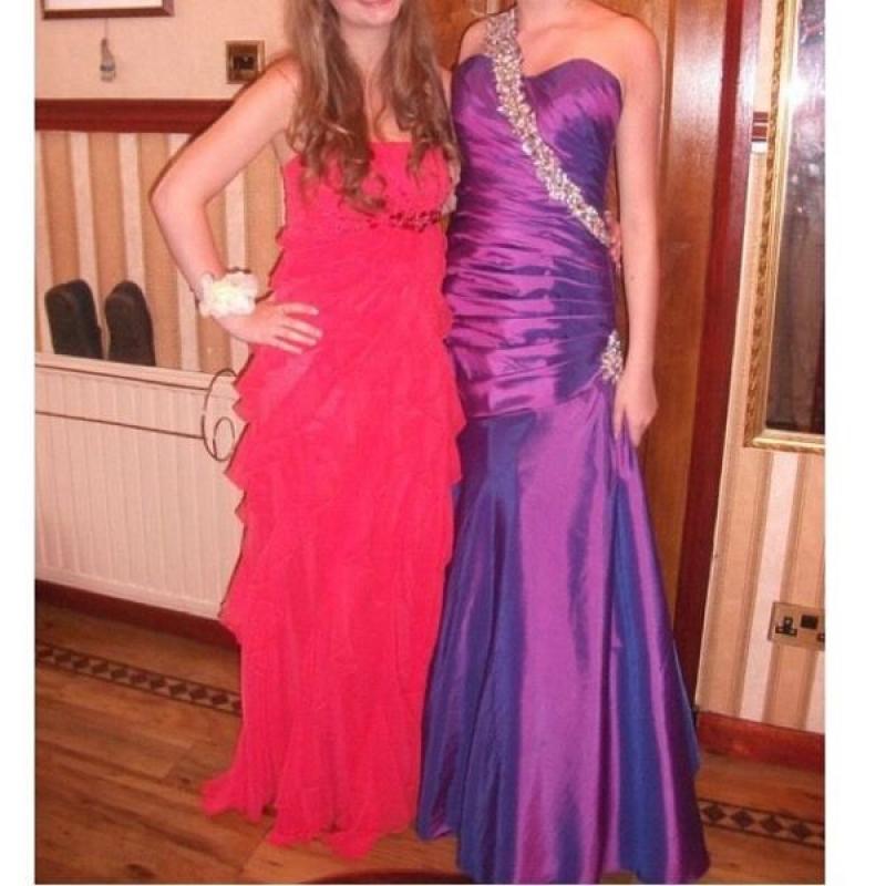 Purple prom dress