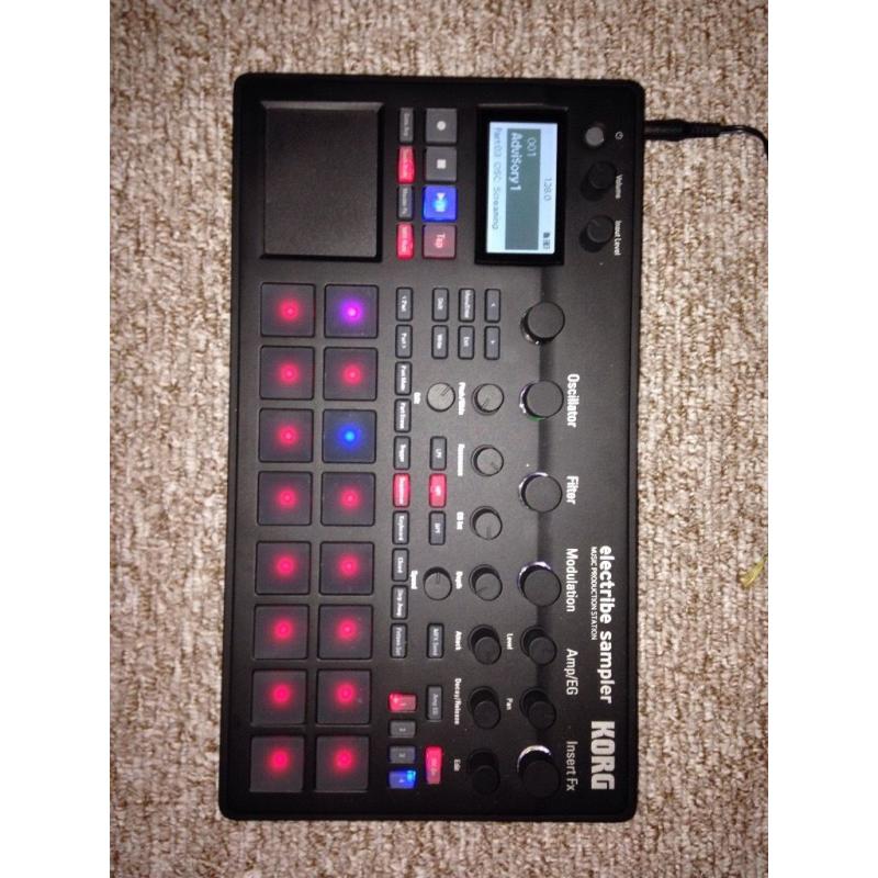 Sampler - korg electribe 2s dj decks music production brand new barely used 250