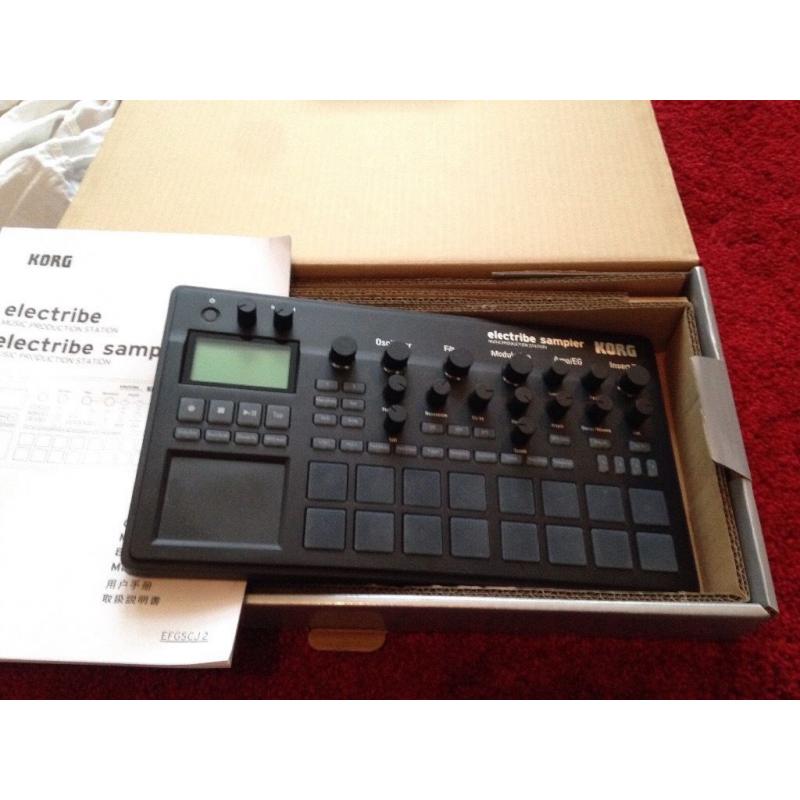 Sampler - korg electribe 2s dj decks music production brand new barely used 250