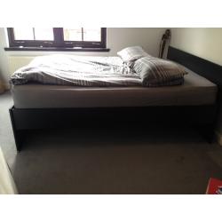 DOUBLE BED FRAME - black. Not with