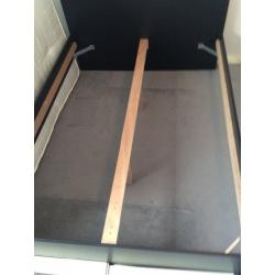 DOUBLE BED FRAME - black. Not with