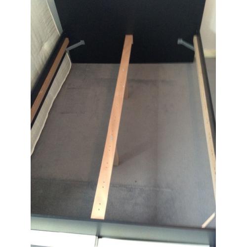 DOUBLE BED FRAME - black. Not with