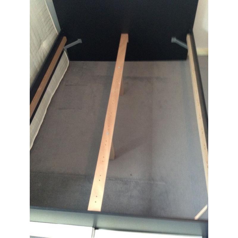 DOUBLE BED FRAME - black. Not with