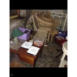 Garage full of vintage furniture for sale, must go ASAP