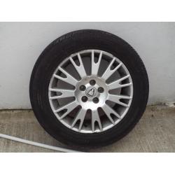 Rover 75 MGZR 17" alloy wheel and tyre