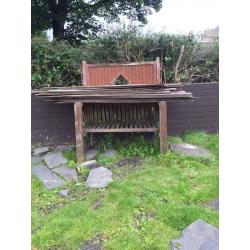 Wooden Garden bench