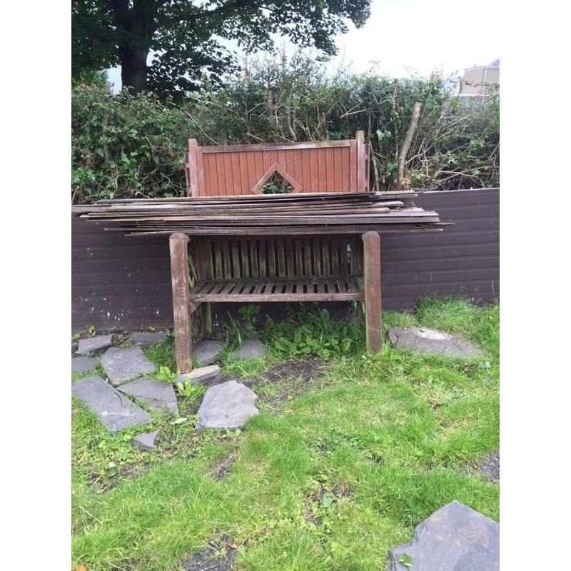 Wooden Garden bench