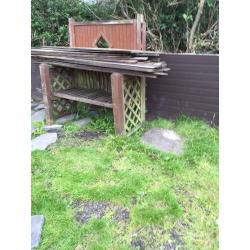 Wooden Garden bench