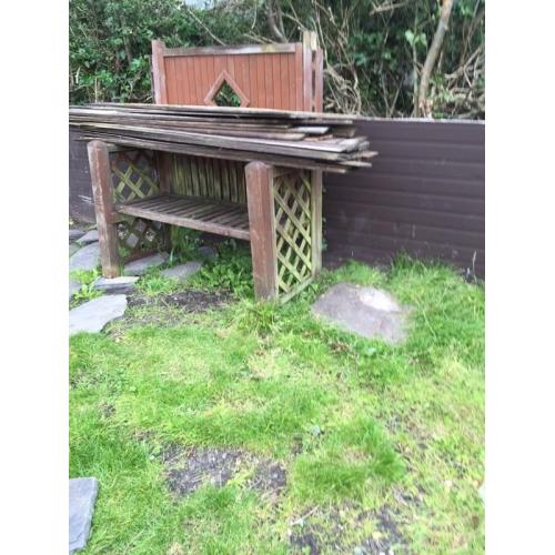 Wooden Garden bench