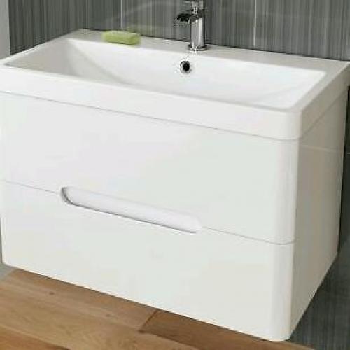 Wall hung vanity 800mmx450