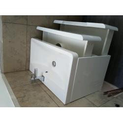 Wall hung vanity 800mmx450