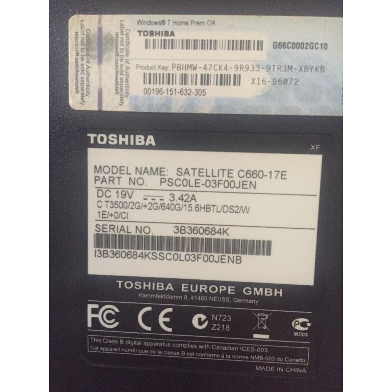 Toshiba c660