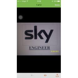 SKY ENGINEER FREESAAT FREEVIEW TELEPHONE EXTS SKY BOXES FOR SALE