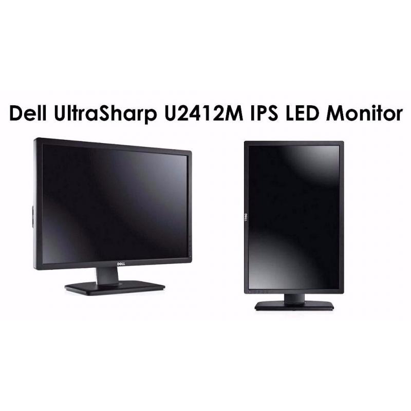 Two 24" Dell Ultrasharp monitors (1920x1200 px) with IPS panel (price is per screen)